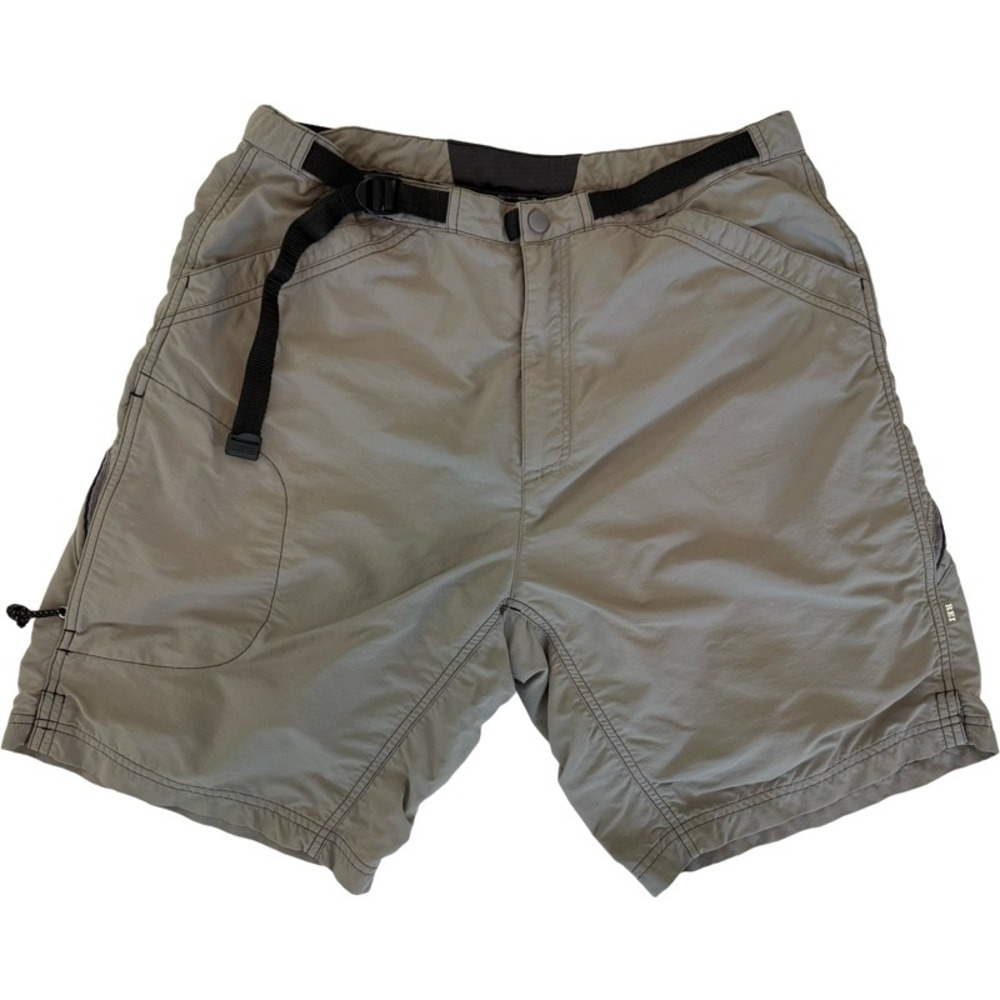 REI Vintage Mountain Bike‎ Shorts Men Large Olive PONDO Padded Nylon Cycling